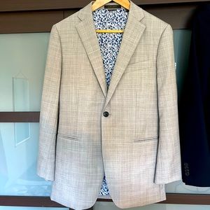 INDOCHINO Tailored 2 Piece Suit (Silver/Gray Patterned)